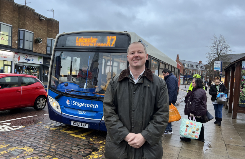 Neil with the X7 bus